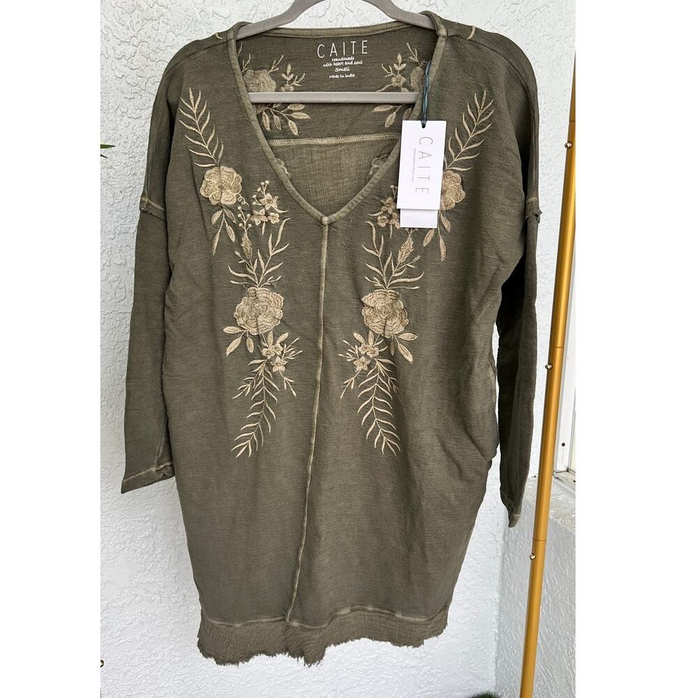 NWT Anthropology by Caite Women's Oversized Tunic Willa